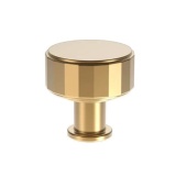 Product cut out image of Roper Rhodes Fairfax Brushed Brass Knob Handle FHFAX.A
